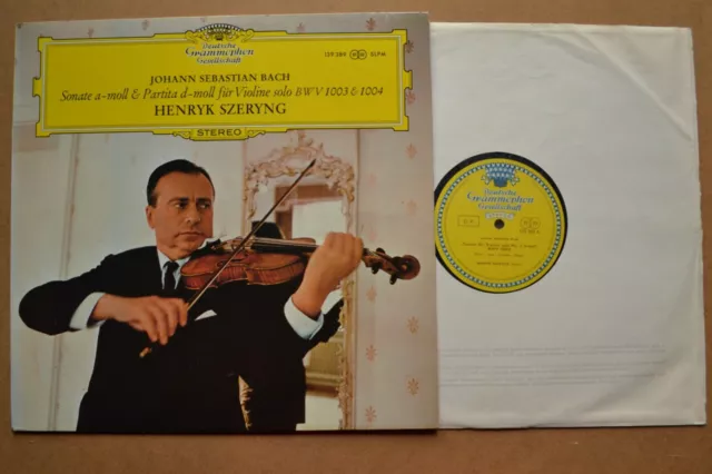 Dg 139 389 - Szeryng - Bach - Solo Violin Sonata & Partita 2 - German Press - Ex