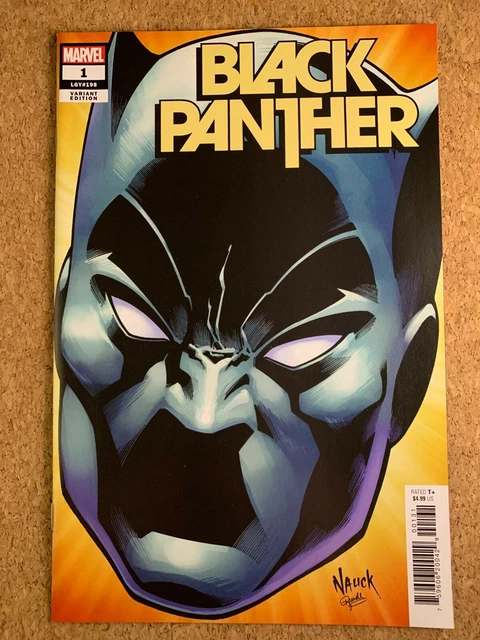 Black Panther 1 Nm Todd Nauck Headshot Variant Cover Marvel Comics 2021