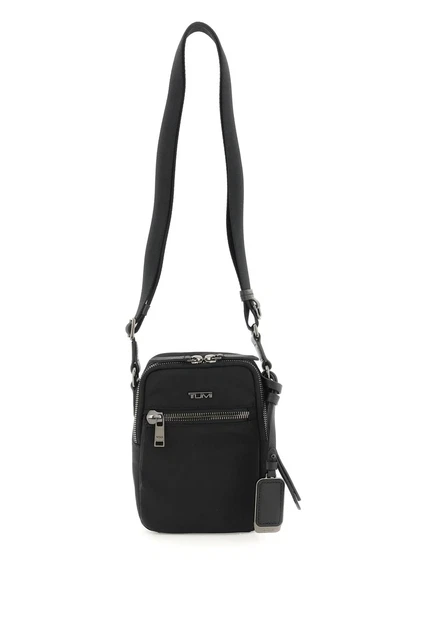 NEW Tumi 'persia' crossbody bag 0196614DGM 146579 BLACK GUNMETAL AUTHENTIC NWT