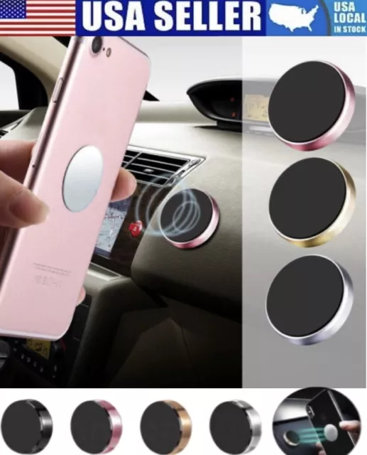 2× Magnetic Universal Car Mount Holder For Cell Phone Samsung Galaxy iPhone