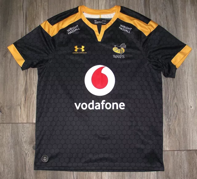 Excellent Wasps Under Armour Home Rugby Shirt 2020/21 - Large - GC