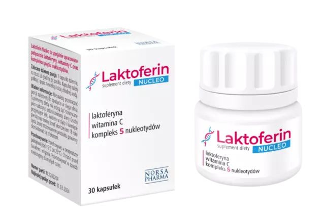 Norsa Pharma Lactoferin Nucleo Lactoferrin, 30 Kapseln