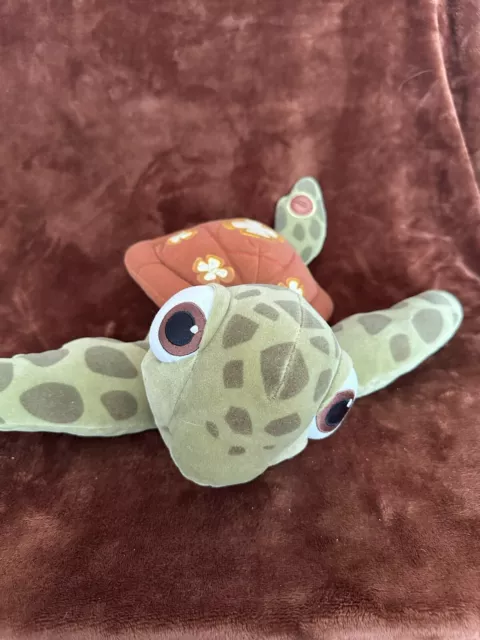 Disney store stamped Squirt turtle soft toy plush Finding Nemo