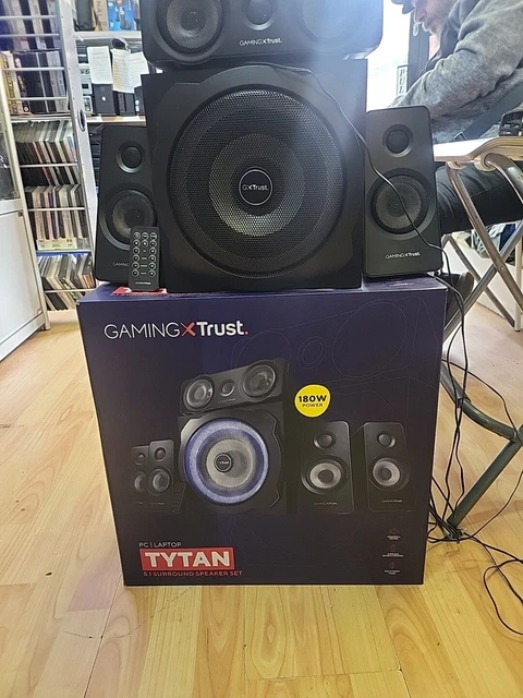 TRUST GAMING GXT Tytan 5.1 Surround Sound Speaker System, PC Speakers ...