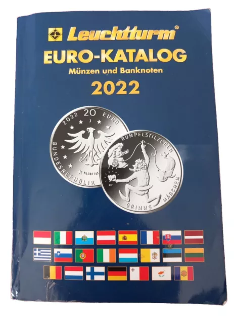 LEUCHTTURM Euro-Münzen-und Banknotenkatalog 2022 gebraucht