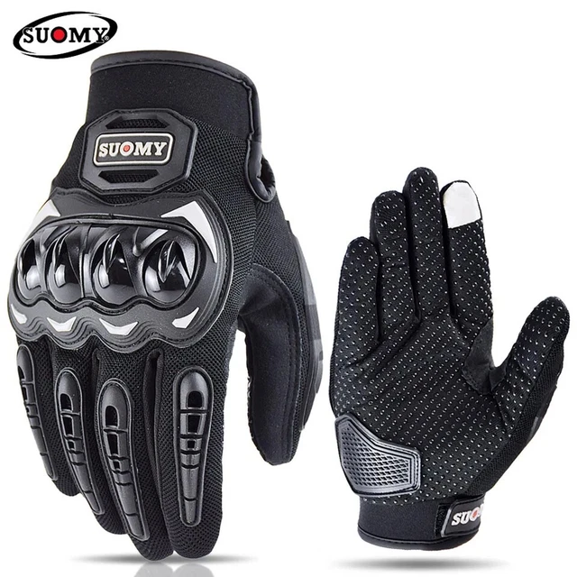 Suomy SU-33 Guanti da Moto estivi a maglia traspirante Touch, Guanti da moto ✅