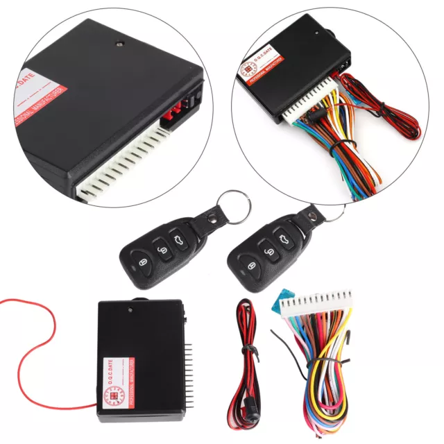 Car 2 Doors Keyless Locking Kit Remote Central Vehicle Entry System DT Universal