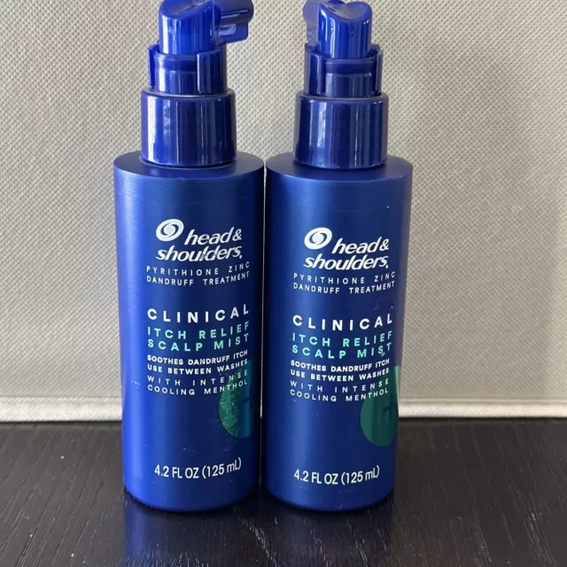 LOT OF 2 Head and Shoulders Clinical Itch Relief Scalp Mist 4.2 oz FREESHIP