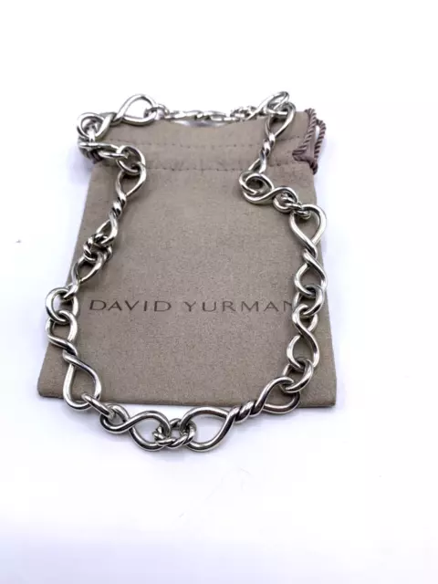 DAVID YURMAN LARGE Continuance Chain Link Necklace in Sterling Silver ...
