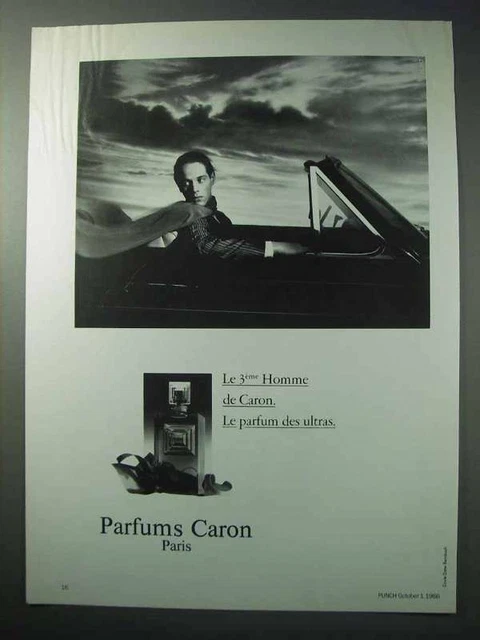 1986 Parums Caron Ad - Le 3eme Homme de Caron
