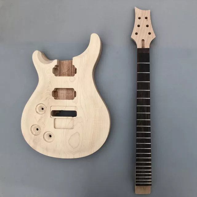 1 Set Electric Guitar Maple Mahogany Body Neck PRS Kit DIY Guitar Parts Lock 1 Set Electric Guitar Maple Mahogany Body Neck PRS Kit DIY Guitar Parts Lock
