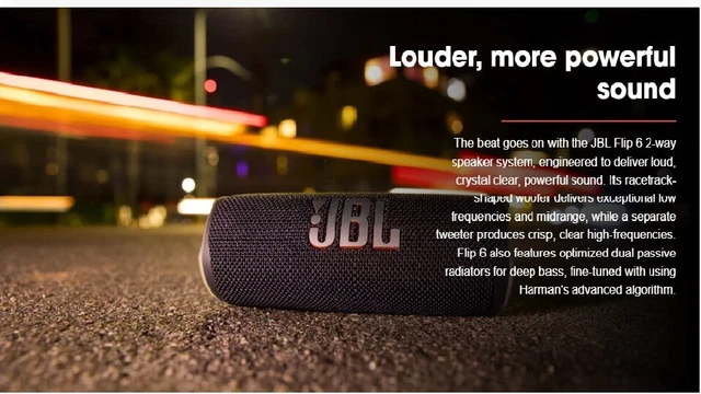 OFFERT TWO JBL Flip 6 Portable Bluetooth  Speaker System 