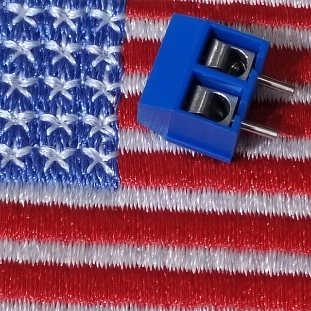 80pcs 2-Pin PCB Mount Screw Terminal Block Connectors 5mm Pitch for Arduino