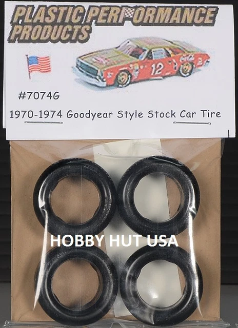 1/25 Scale 6-Lug Chevy Wheels Set For 50s/60s Models – Early NASCAR Style (PPP-6LC)