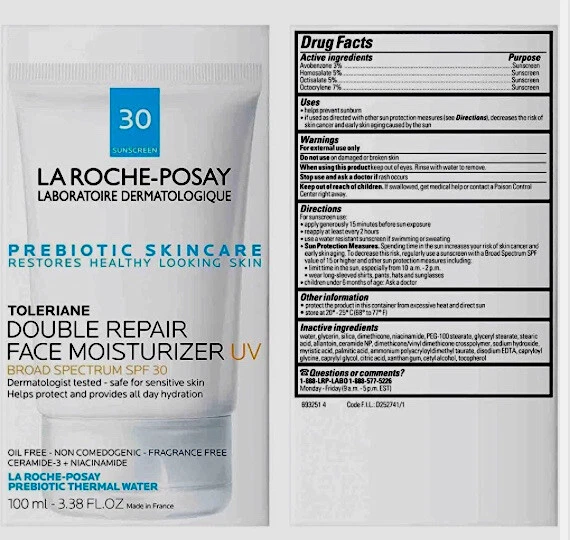 LA ROCHEPOSAY TOLERIANE Double Repair Face Moisturizer UV, SPF 30 3.