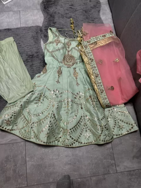 Bollywood Designer Salwar Kameez Größe 36