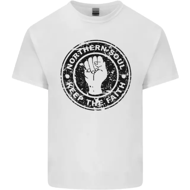 Northern Soul Mantenendo Il Faith Uomo Cotone T-Shirt Maglietta