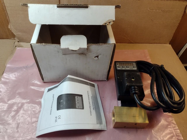 Speedaire 53RG52 Digital Drain Valve (Timed), 115V 1/2" NPT 50 Bar