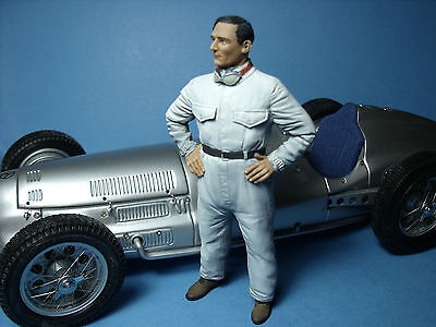 FIGURINE 1/18  TAZIO NUVOLARI  DRIVING  VROOM  NOT PEINT  MINICHAMPS  CMR  CMC 