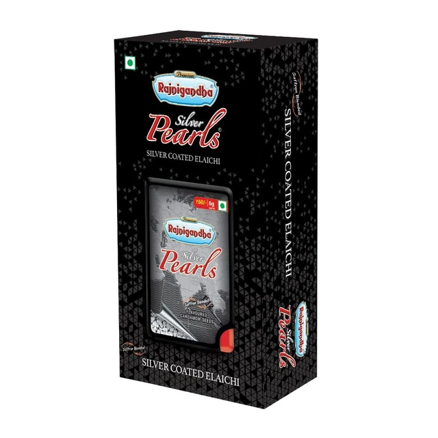 Tulsi Royal Khajoor Plus Silver Coated Dates - Pack Of 24 Sachets (6.77 Oz)