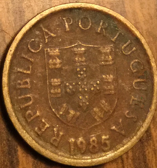 1985 Portugal 1 Escudo Coin