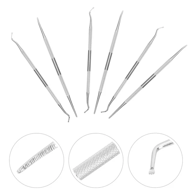 6PCS Incarnés Ongle Fixateur Incarnés Ongle Kit Ongle incarné Lifter