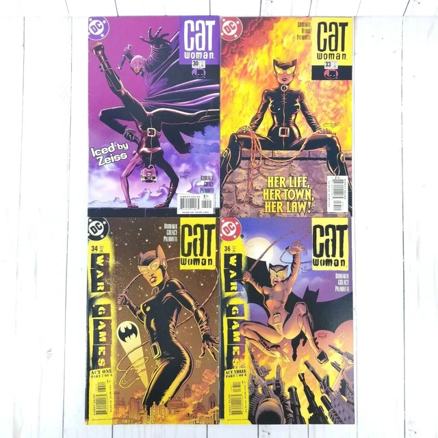 Catwoman 3rd Series #30,33,34,36 Ed Brubaker, JImmy Palmiotti, DC Comics 2004 VF