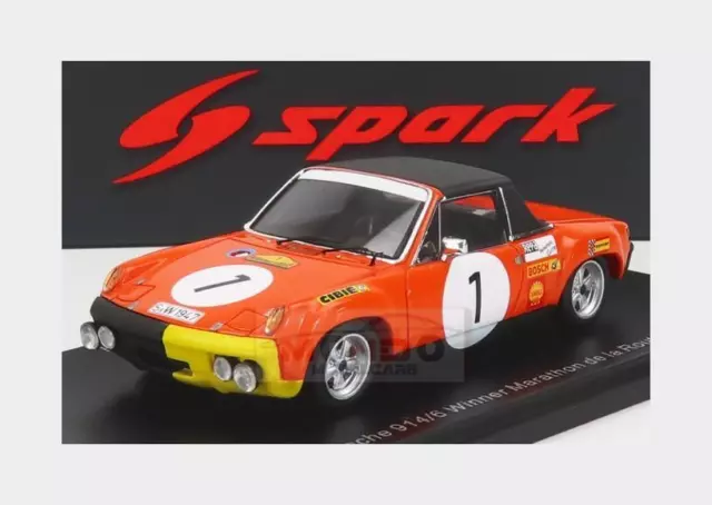 1:43 SPARK Porsche 914/6 #1 Win.Marathon De La Route 1970 Larousse Haldi S2864 M