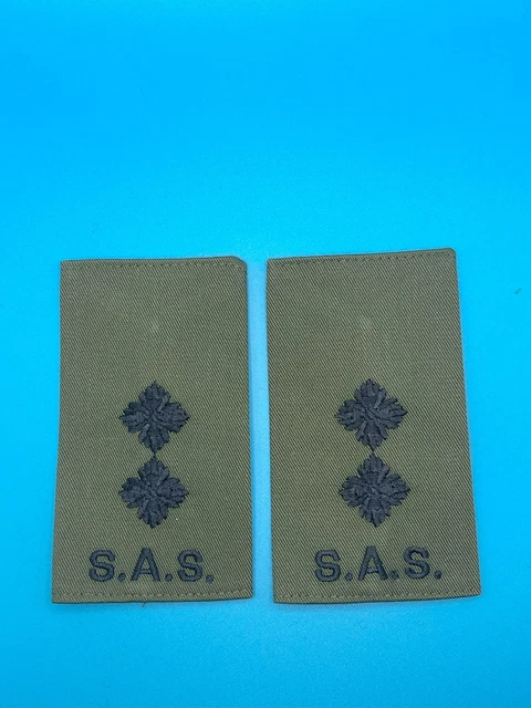 Sas Regiment Ranks SPECIAL AIR SERVICE SAS Rank Slides Olive Green - Colonel Col £7.00 ...