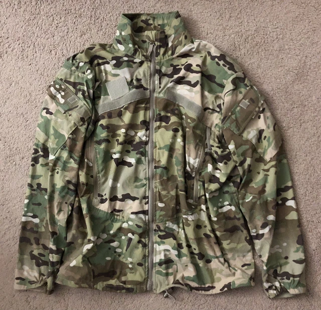 OCP Multicam ECWCS Gen III Class 2 Level 4 Wind Shirt Jacket Small Short Used