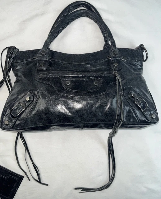 BESSO leather city bag y2k グランジ