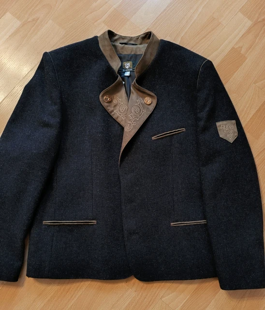 Herren Sakko/Janker/ Jacke/ Trachtenjacke - Landhausstil Gr. 54, anthrazit
