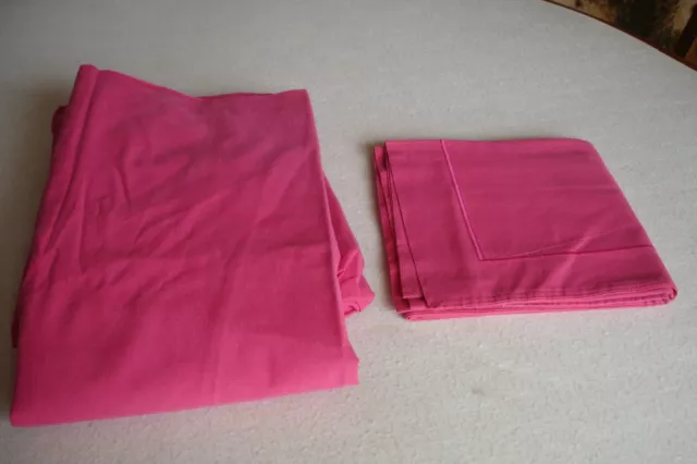 DRAPS HOUSSE 90/180 pour lit de + Taie oreiller assortis