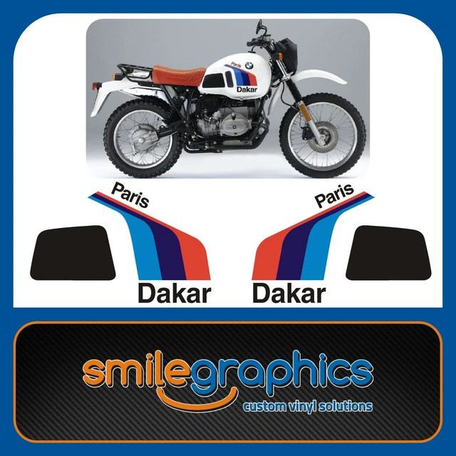BMW R80 GS PD R100 GS PD Paris Dakar 1988 Onwards -Tank Decals Stickers ...
