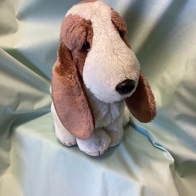 10& VINTAGE HUSH Puppies Soft Toy Plush Dog Brown Basset Hound £7.99
