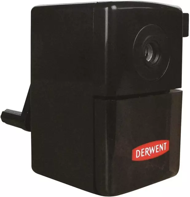 Derwent Manual Helical Desktop Sharpener, Super Point Mini, Sliding Tray Rese...