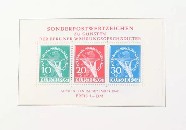 Berlin 1948 bis 1990 ** Top-Sammlung Block 1 geprüft, UPU Attest Schlegel etc.