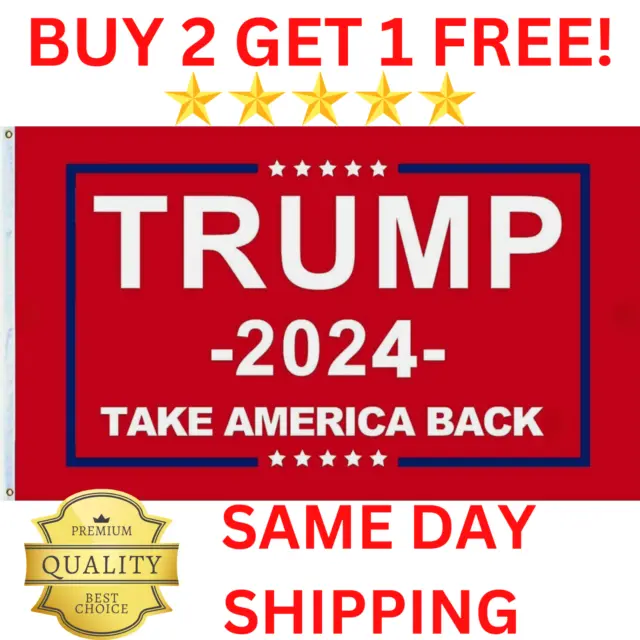 Take America Back Flag Trump 2024 Donald MAGA Republican Conservative President