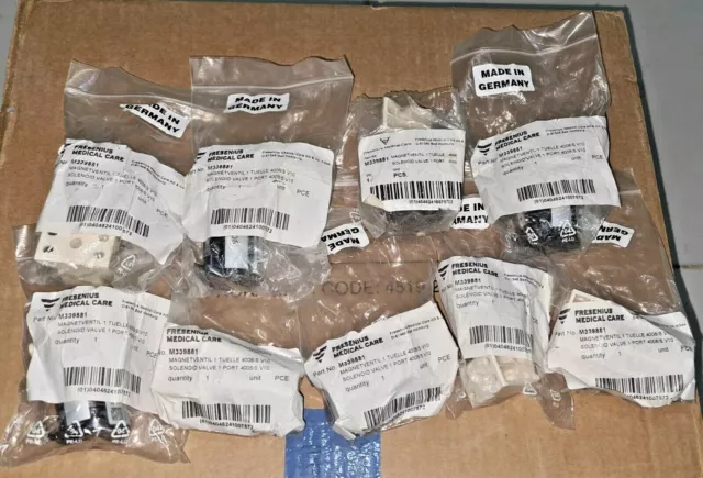 9 PCS of Fresenius(Germany) Solenoid Valve 1 Port 4008 M339881 New Original
