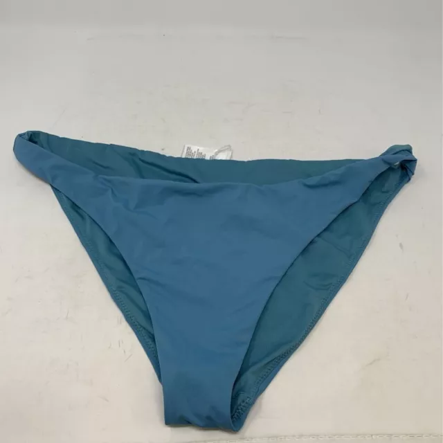 Oneill Womens Rockley Saltwater Bikini Swim Bottom Blue Solid Classic Plus XXL