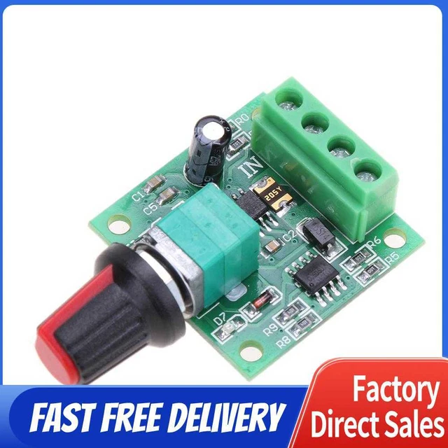 DC New 1.8V 3V 5V 6V 12V 2A Low Voltage Motor Speed Controller