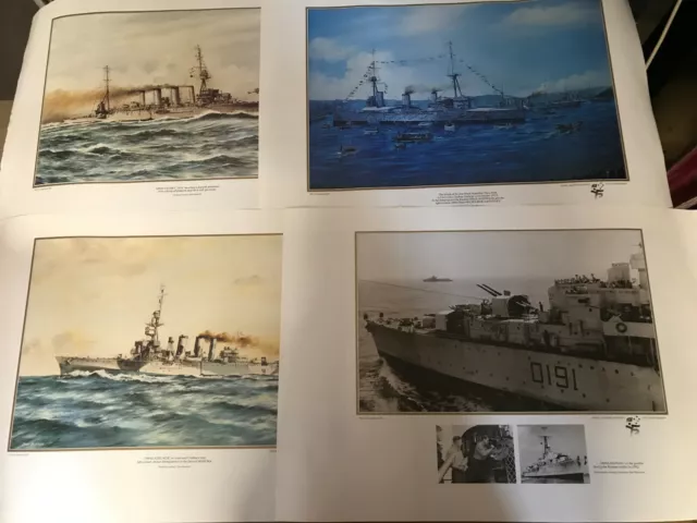 ROYAL AUSTRALIAN NAVY POSTERS 75th ANNIVERSARY 1986 FULL SET OF 25 STUNNING NAVY