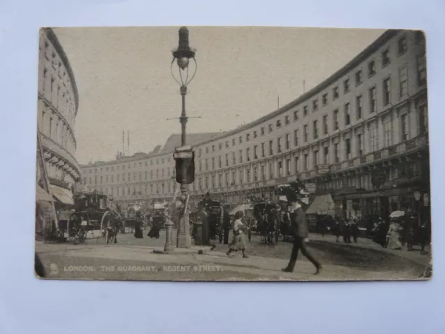 Tuck series 2002. London REGENT STREET. Sent 1907 (874)