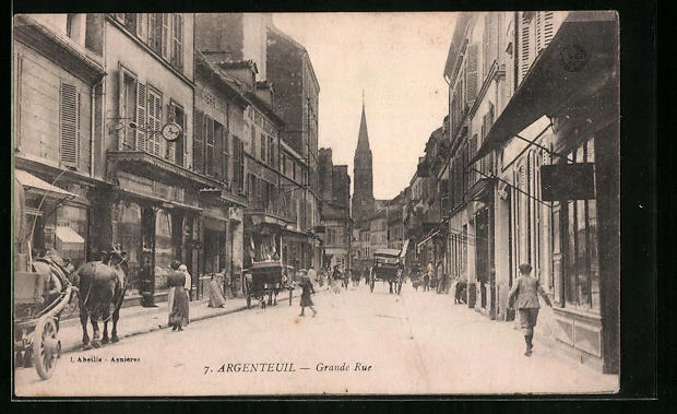 CPA Argenteuil, Grande Rue