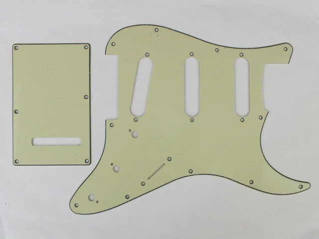 Vert Menthe Plaque Rayule Pickguard Sss pour FENDER SQUIER Affinity Guitare