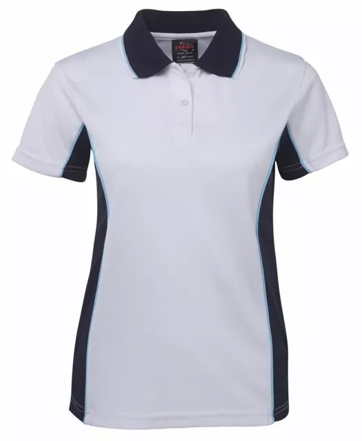 Jb's wear Podium Teamwear Ladies Piping Sports Polo Shirt Dynamic Look Quick Dry