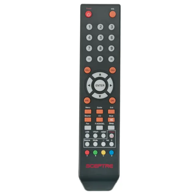 New Replacement Remote Control For SCEPTRE Sceptre Smart TV X505BV