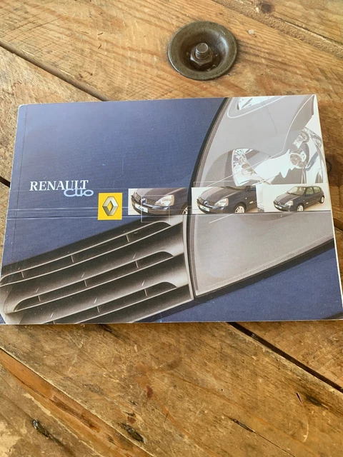 Pochette De Carnet D'entretien Et Livrets Pour Renault Clio 2 Phase 2 - Occasion