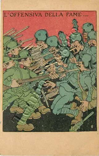 919 - Regno - Franchigia militare F 14H/7, 1917 / illustratore Rubino