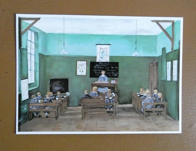 ÉCOLE ET SALLE de classes Weber années 60 grand modèle jouet ancien EUR 155,00 - FR